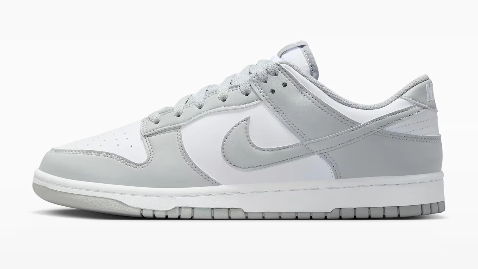 کتونی Nike Dunk Low سفید طوسی