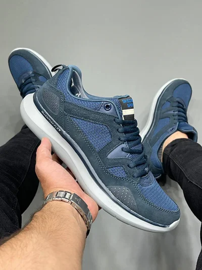 کتونی اسکچیرز کوانتوم فلکس سرمه ای Skechers Quantum Flex