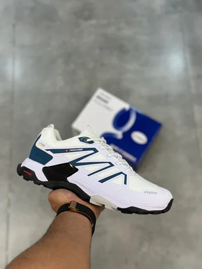 کفش پیاده‌روی و طبیعت‌گردی ویکو سفید سرمه ای | Vico