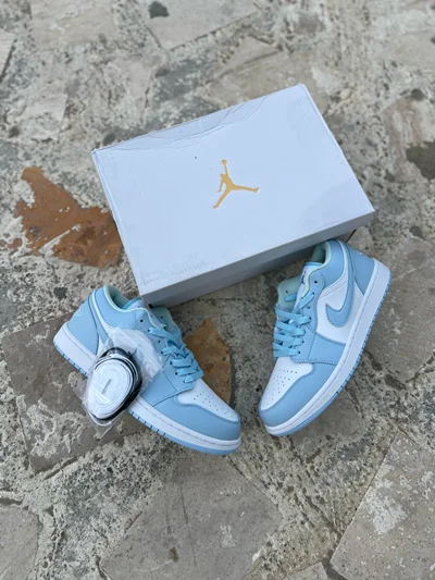 نایک ایر جردن 1 سفید آبی | Nike Air jordan 1