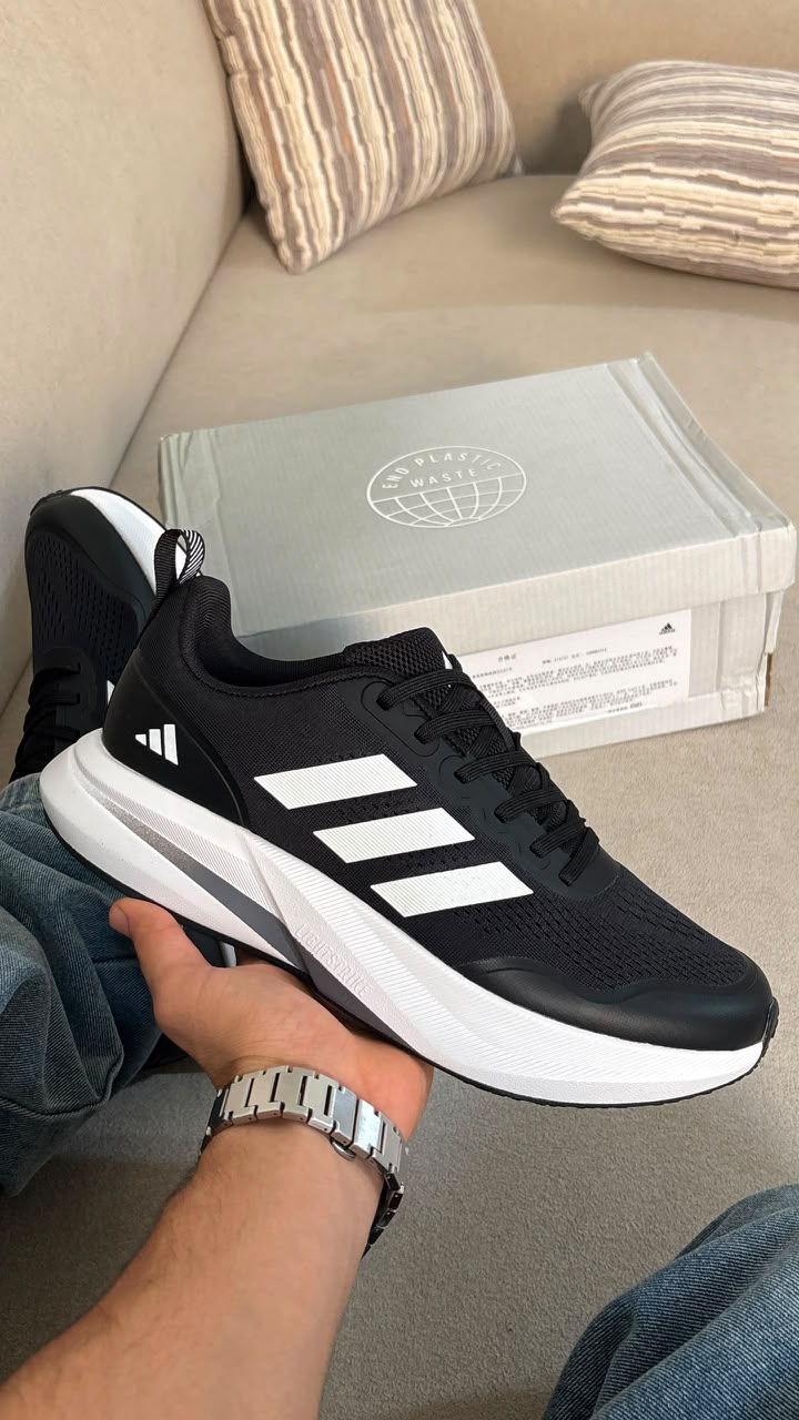 کتونی ادیداس ران فالکون مشکی سفید || Adidas Run Falcon