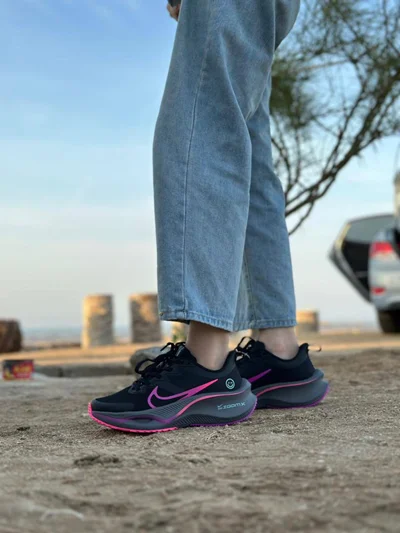 کتونی نایک زوم ایکس لبخند مشکی بنفش Nike Zoom X Smiley