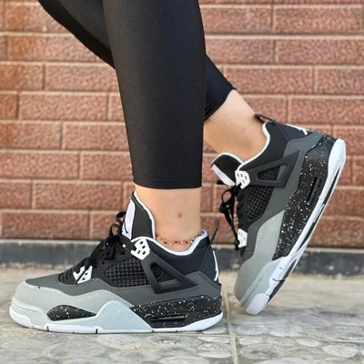 کتونی نایک ایر جردن ۴ رترو مشکی  Nike Air Jordan 4 Retro