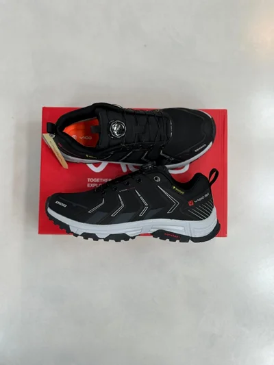 کفش طبیعت‌گردی و پیاده‌روی ویکو مشکی طوسی | Vico