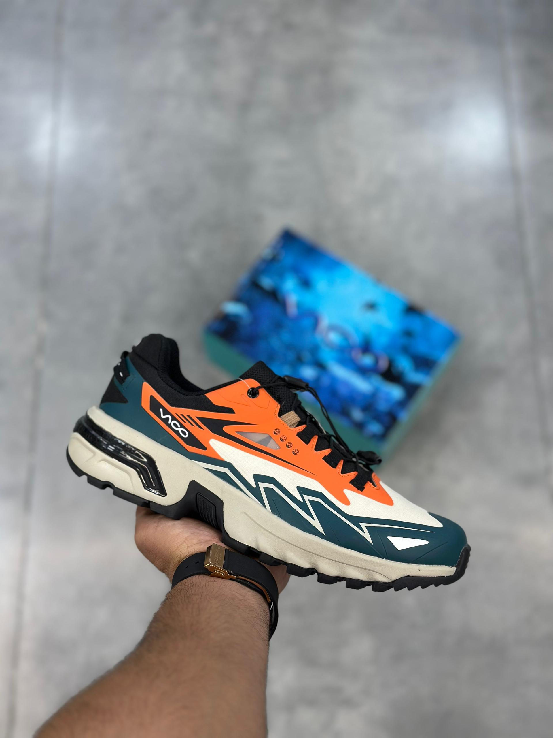 کفش روزمرگی و طبیعت‌گردی ویکو سبز نارنجی | Vico