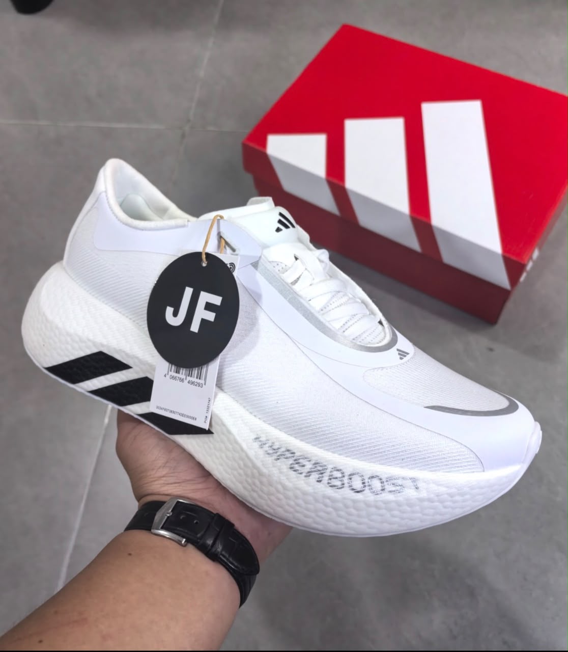 کتونی آدایداس هایپر بوست سفید || Adidas hyperboost