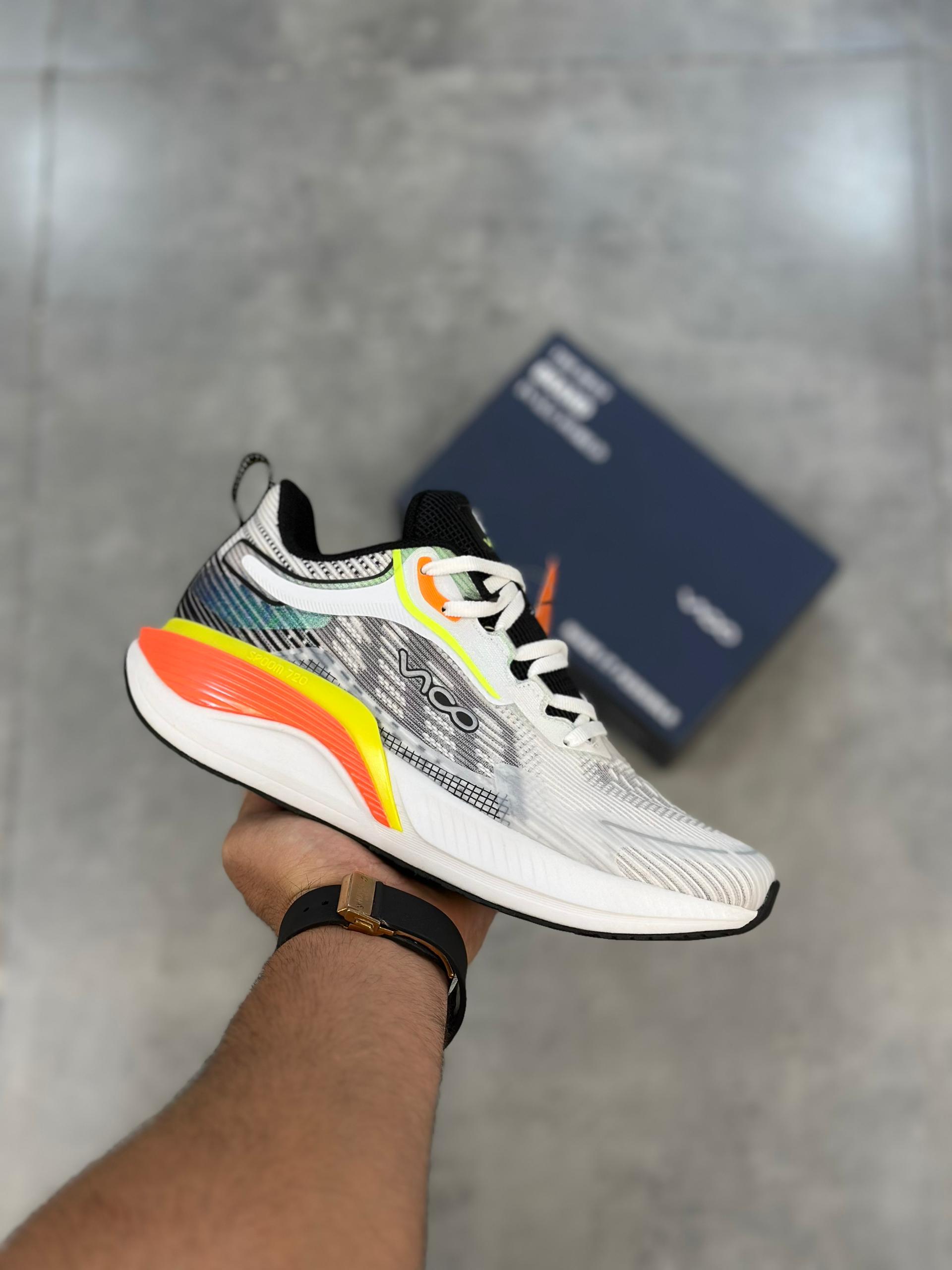 کفش پیاده‌روی و دویدن ویکو طوسی نارنجی | Vico