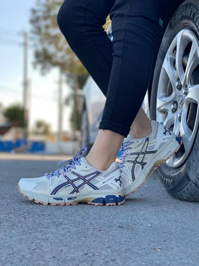 کتونی آسیکس ژل کاهانا ۸ سرمه ای Asics Gel Kahana