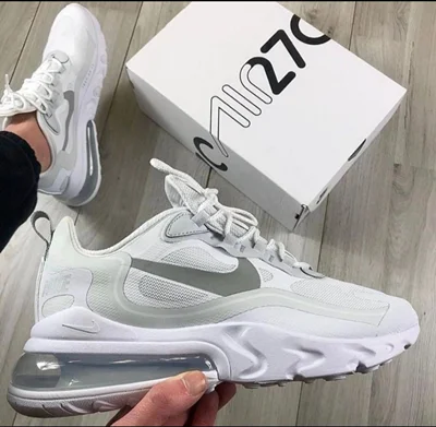 کتونی نایک ایر مکس 270 ری اکت سفید | Nike air max 270 react
