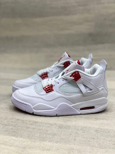 کتونی نایک ایر جردن 4 سفید قرمز | Nike Air Jordan 4