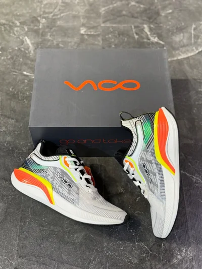کفش پیاده‌روی و دویدن ویکو قرمز زرد | Vico