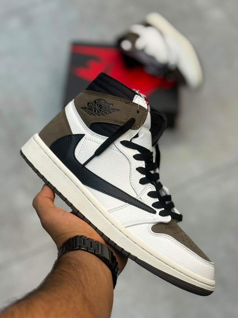 کتونی نایک ایر جردن 1 سفید سبز || Air Jordan 1 Mid SE