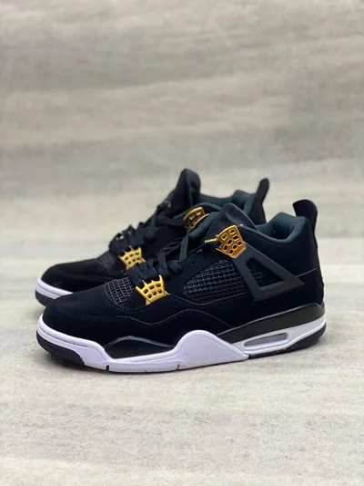کتونی نایک ایر جردن 4 سرمه ای سفید | Nike Air Jordan 4