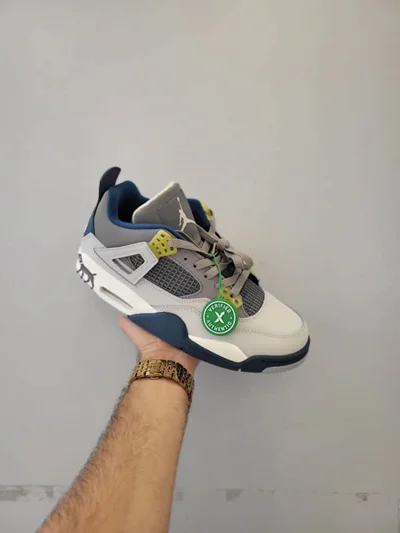 کتونی نایک ایر جردن 4 خاکستری | Nike Air Jordan 4