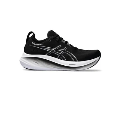کتونی آسیکس ژل نیمباس ۲۶ مشکی سفید | ASICS Gel nimbus 26