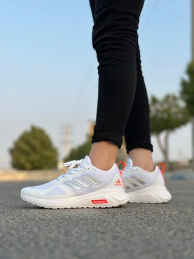 کتونی آدیداس کلود فوم سفید Adidas Cloud Foam
