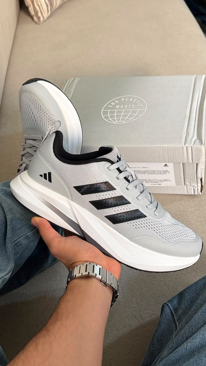 کتونی ادیداس ران فالکون خاکستری مشکی || Adidas Run Falcon