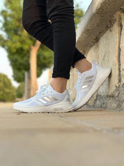 کتونی آدیداس کلود فوم نقره ای Adidas Cloud Foam