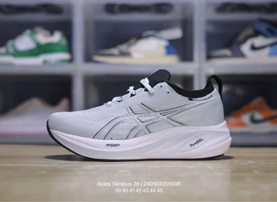 کتونی آسیکس ژل نیمباس ۲۶ طوسی | ASICS Gel nimbus 26