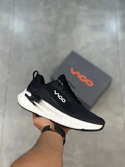 کفش پیاده‌روی مشکی زیره سفید ویکو | Vico