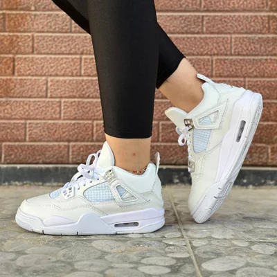کتونی نایک ایر جردن ۴ رترو سفید Nike Air Jordan 4 Retro
