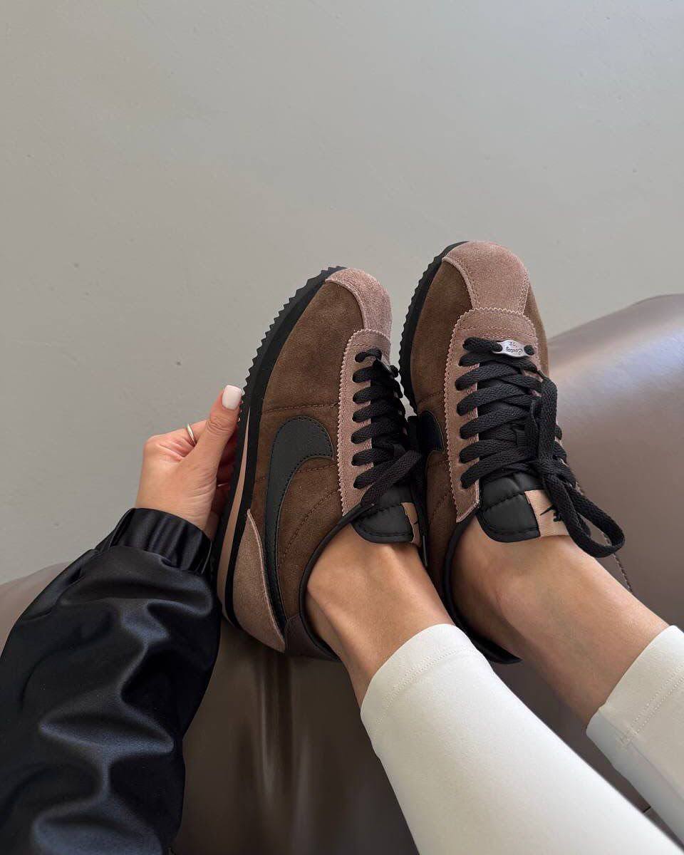 کتونی نایک کورتز قهوه ای || Nike Cortez