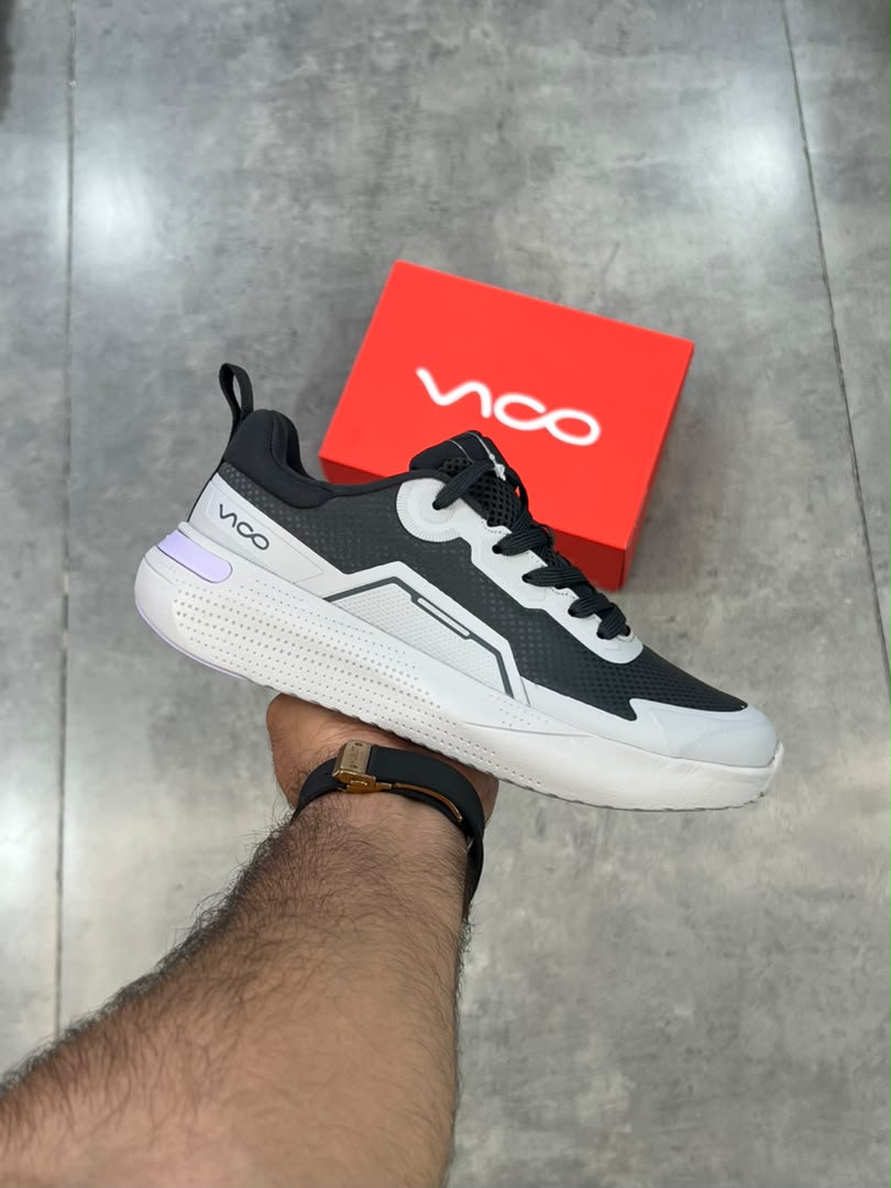 کتونی طبی و پیاده‌روی ویکو طوسی سفید || vico