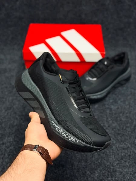 کتونی آدایداس هایپر بوست تمام مشکی || Adidas hyperboost