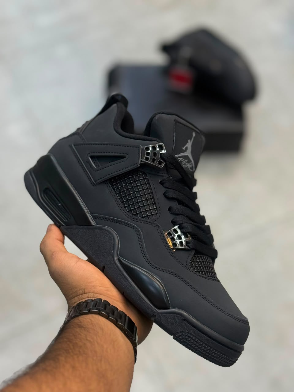 کتونی نایک ایر جردن 4 مشکی | Nike Air Jordan 4