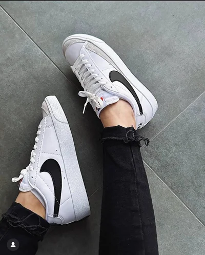 کتونی نایک بلیزر بدون ساق سفید | Nike Blazer Low