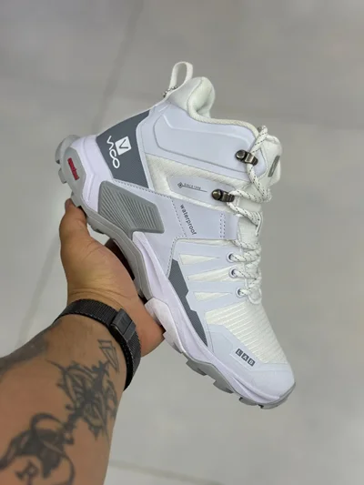 کفش طبیعت گردی ویکو سفید زیره طوسی | Vico