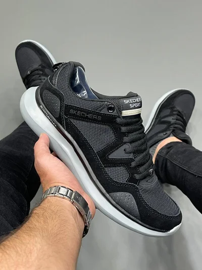 کتونی اسکیچرز کوانتوم فلکس مشکی Skechers Quantum Flex