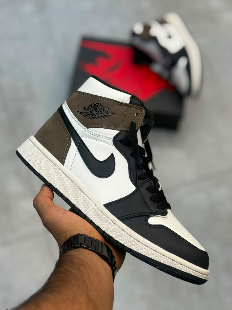 کتونی نایک ایر جردن 1 مشکی سبز || Air Jordan 1 Mid SE