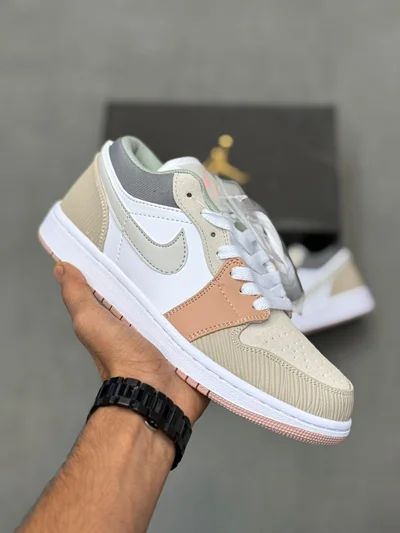 کتونی نایک ایر جردن 1 لو کرم |  Nike Air Jordan 1 Low