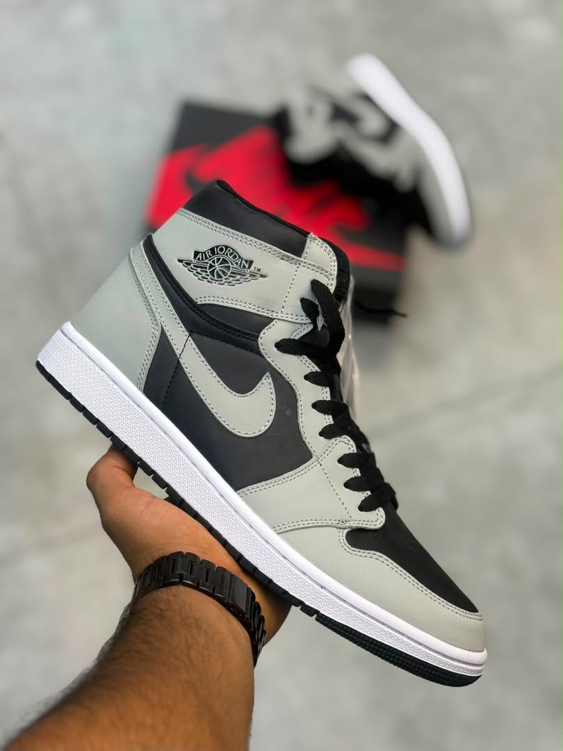کتونی نایک ایر جردن 1 خاکستری || Air Jordan 1 Mid SE