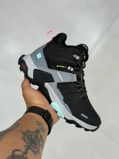 کفش طبیعت گردی ویکو مشکی طوسی | Vico