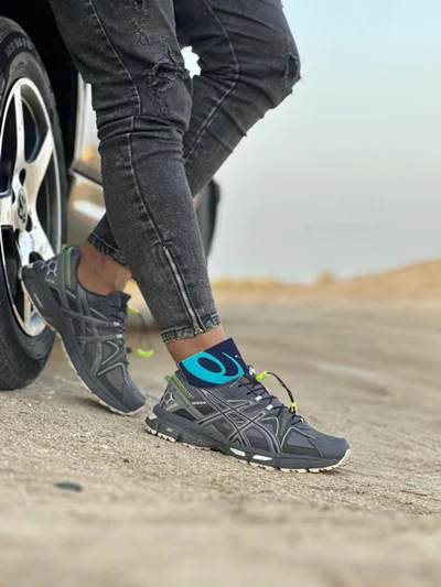 کتونی آسیکس ژل کاهانا ۸ خاکستری Asics Gel Kahana